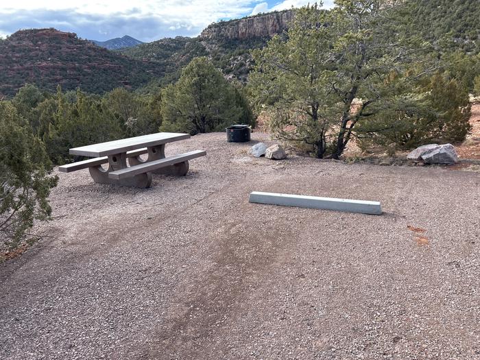 A photo of Site 14 of Loop Sand Gulch at Sand Gulch Campground with Picnic Table, Fire PitStandard Non-electric