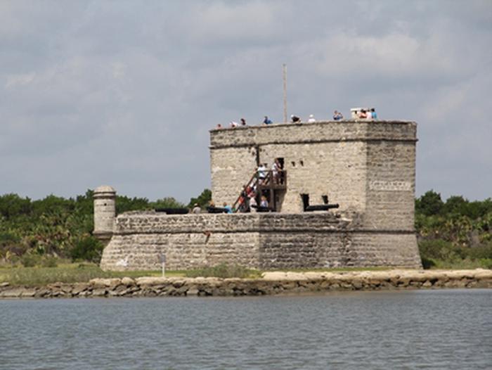 Fort Matanzas Photo of Fort Matanzas as it faces South towards the Matanzas inlet.