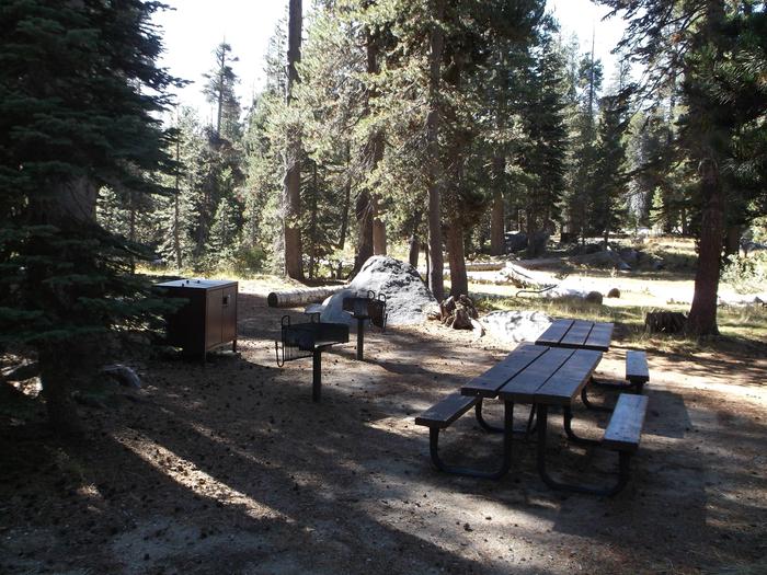 Site 7Wrights Lake tent site #7