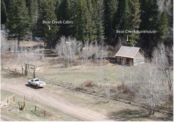 Bear Cr Cabins From hill