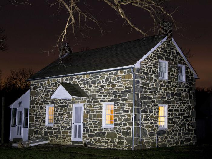 Slyder Farmhouse Night, Gettysburg National Military Park
