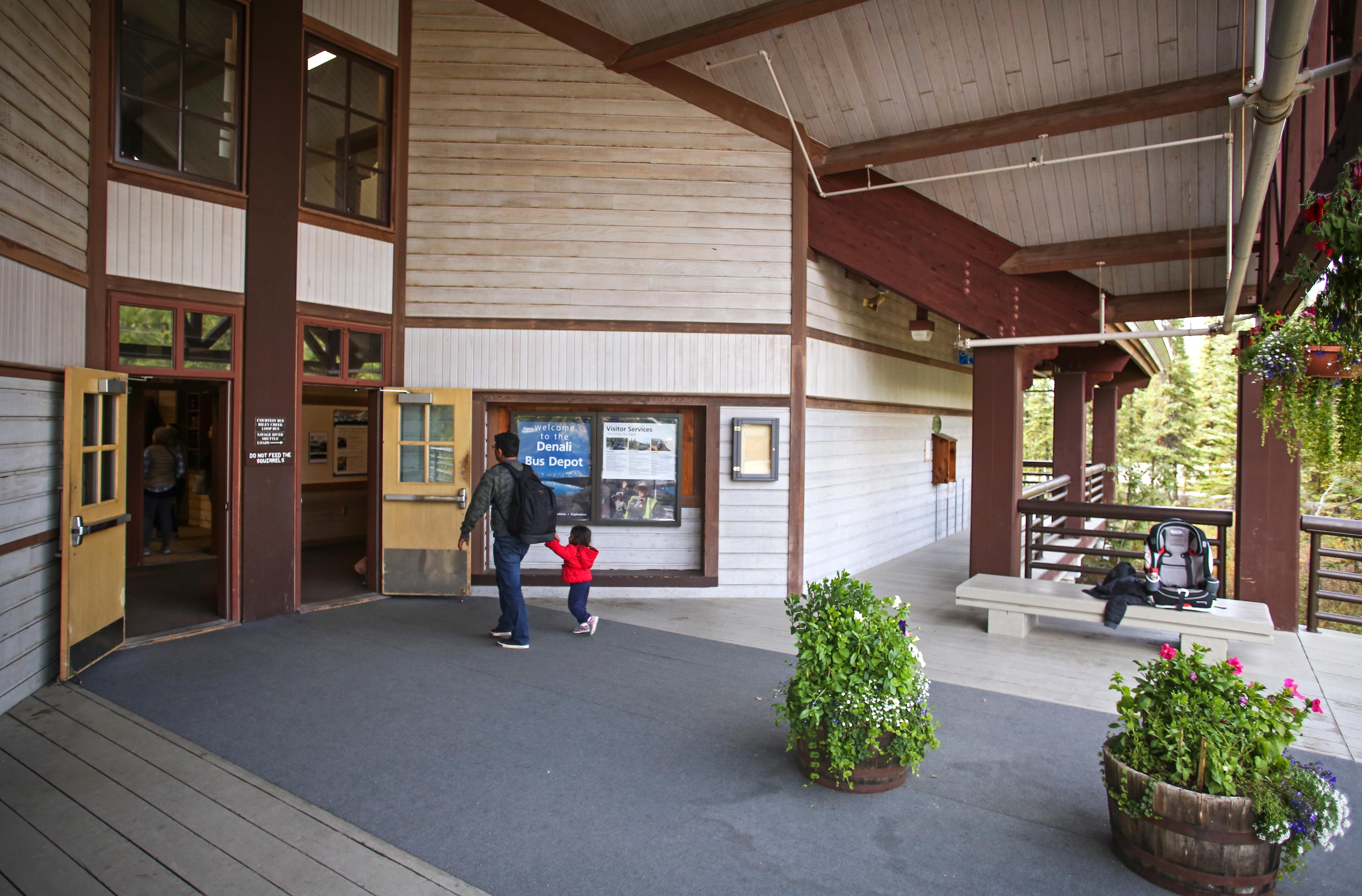 Bus Depot front doors