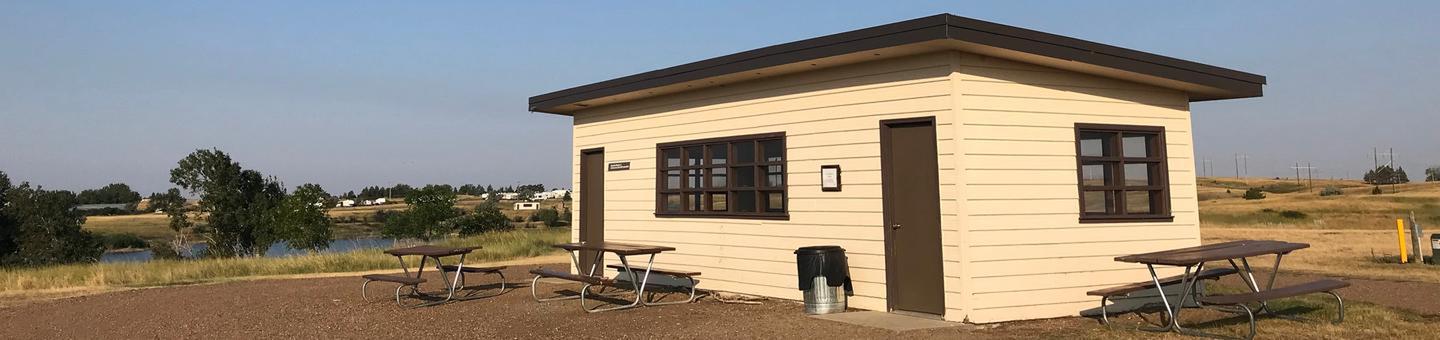 Boomtown shelter and surrounding area Shelter house view 