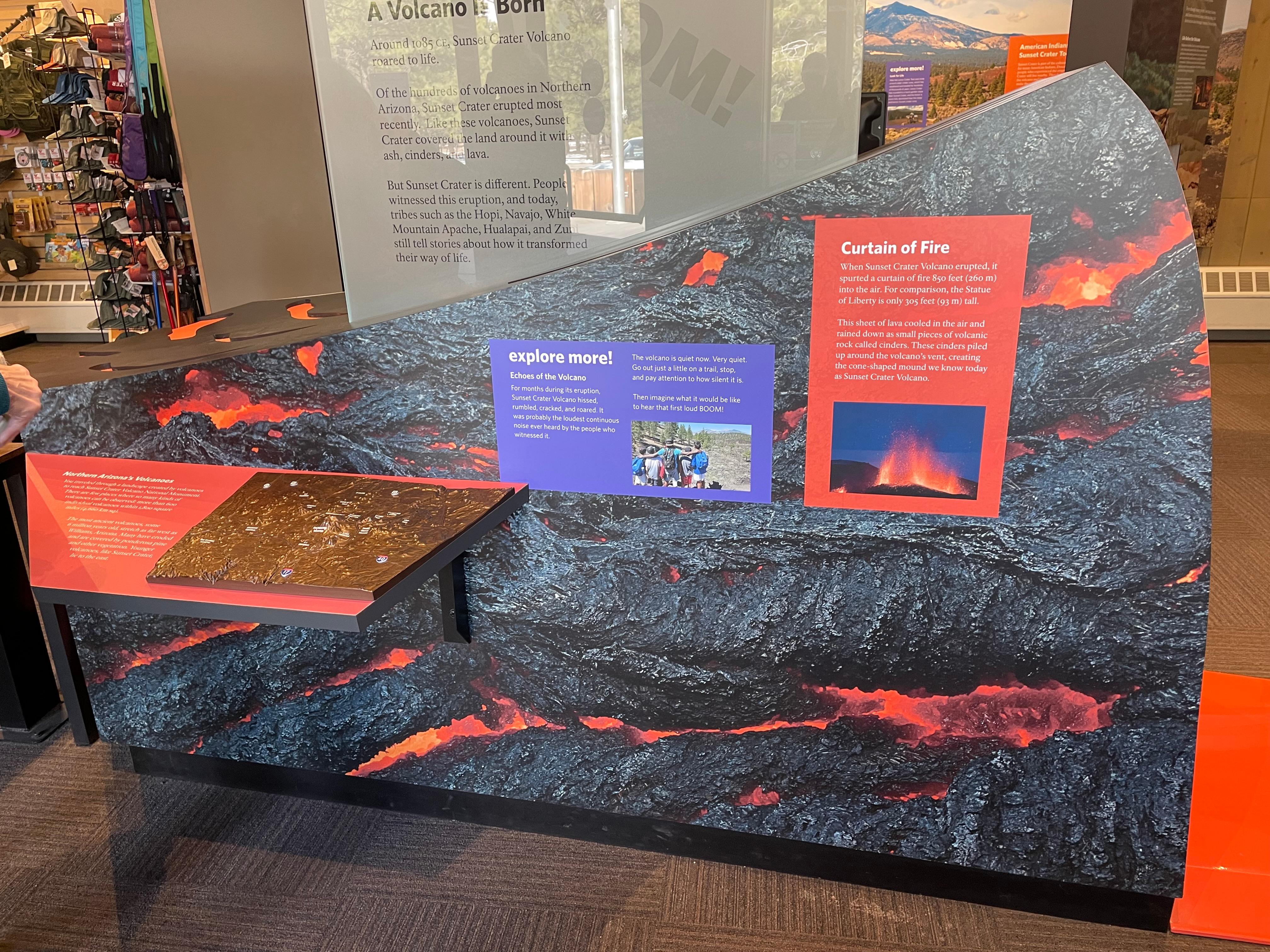 A Volcano is Born Exhibit