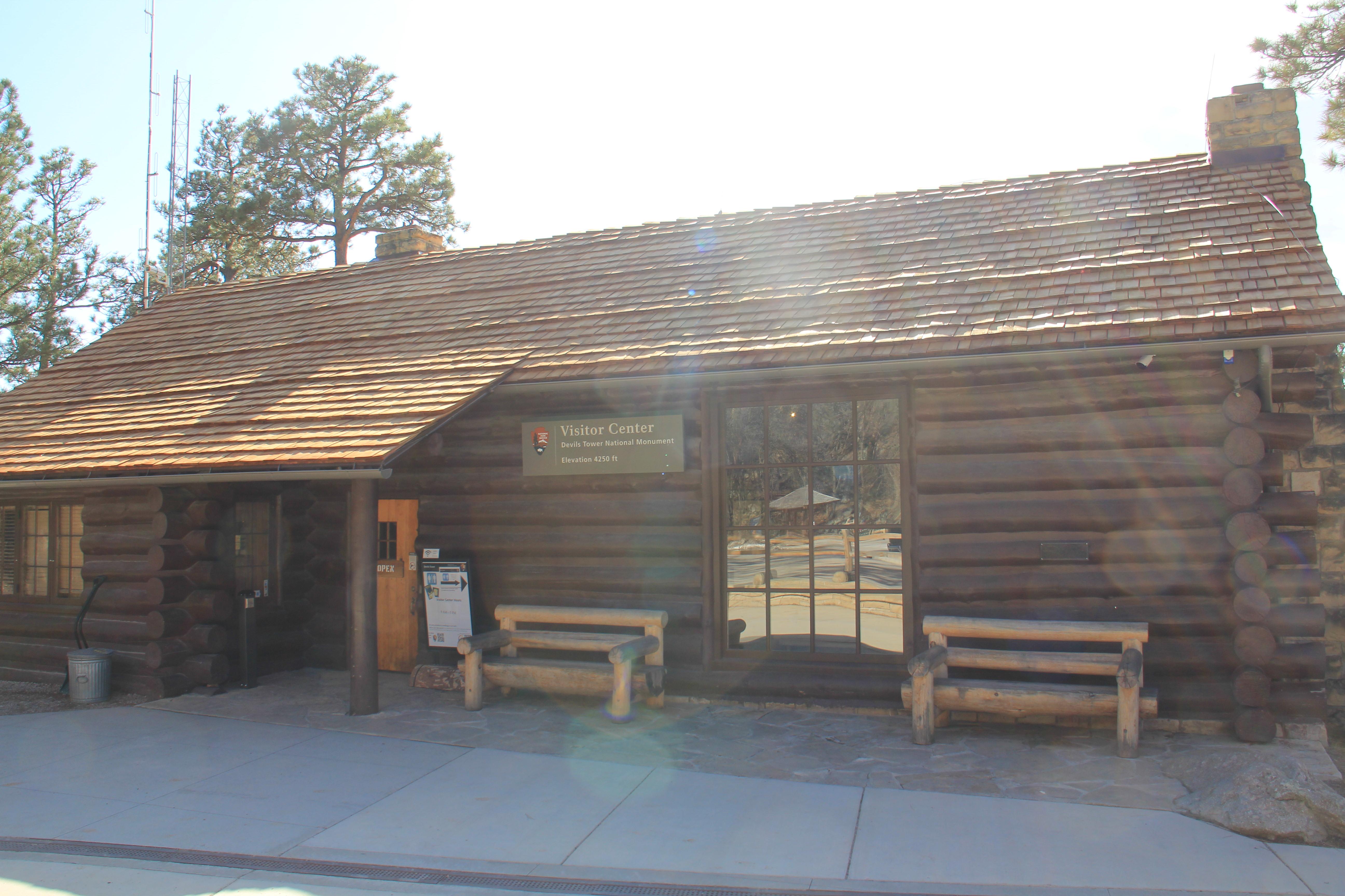Visitor Center at Devils Tower