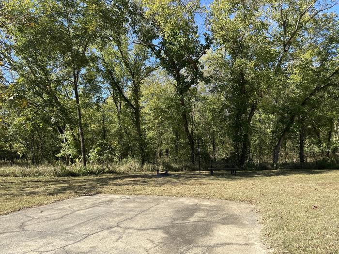 A photo of Site 906 of Loop Loop 900 at ALLEY SPRING with Picnic Table, Fire Pit, Lantern Pole