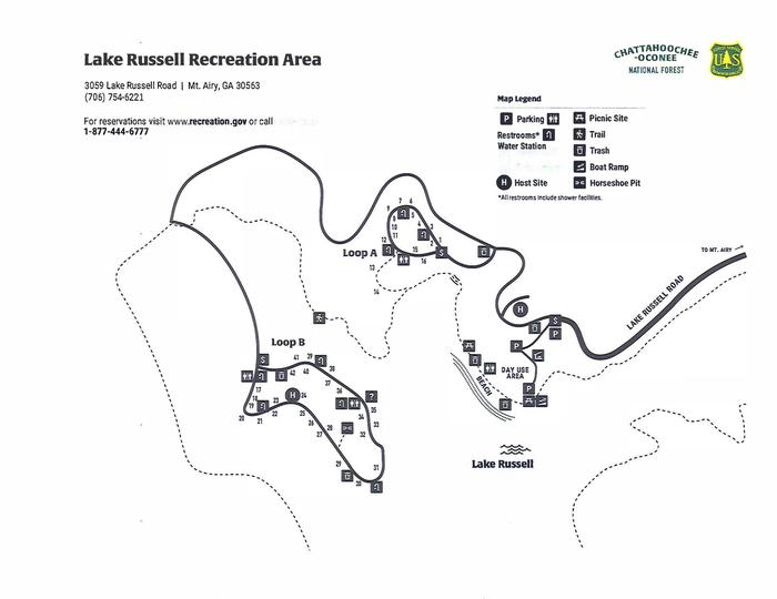 Campground Site MapSite map of Campground