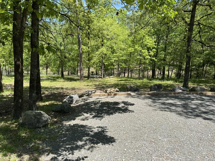 A photo of Site 02 of Loop A at Crystal Springs (AR) with Picnic Table, Tent Pad