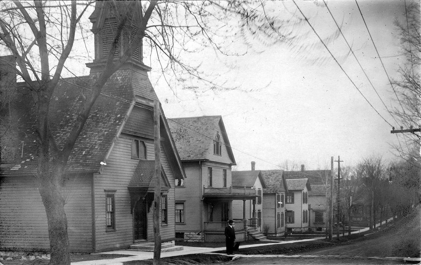 Thompson AME Zion Church 1913The AME Zion church in Auburn, New York.