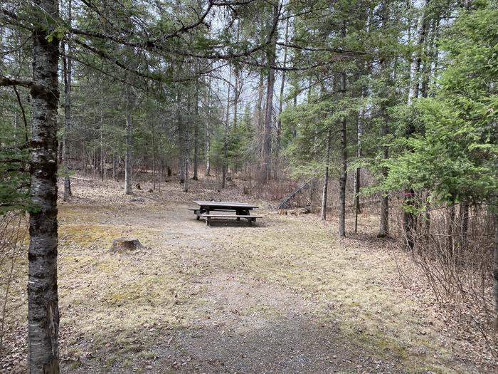 A photo of Site 030 of Loop Long Term at WHITEFACE RESERVOIR with Picnic Table, Fire Pit