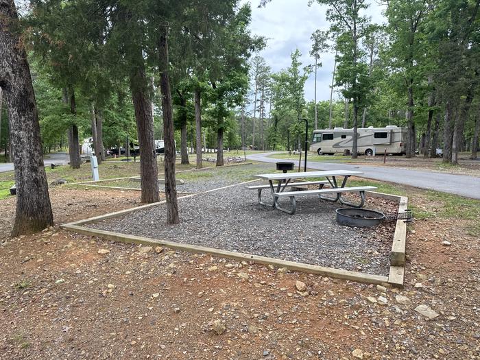 A photo of Site 68 of Loop A at BRADY MOUNTAIN with Picnic Table, Fire Pit, Lantern Pole