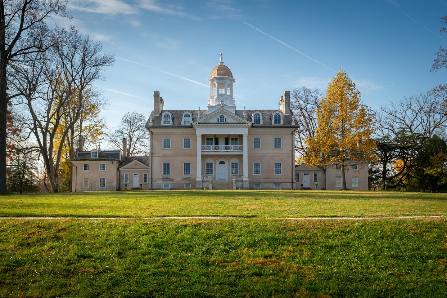 A photograph of the Hampton mansion.The Hampton mansion.