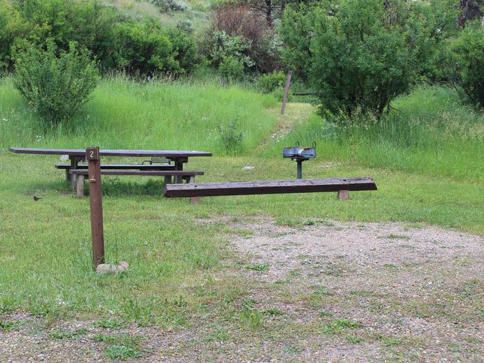 Curtis Gulch Campground site #2Campsite #2