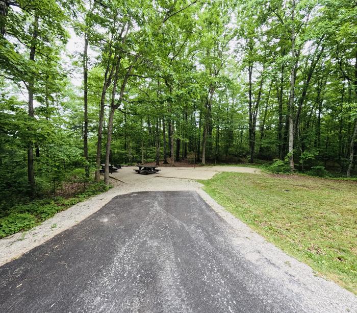 A photo of Site 23 of Loop Koomer Ridge at KOOMER RIDGE CAMPGROUND with Picnic Table, Fire Pit, Shade, Tent Pad, Lantern Pole