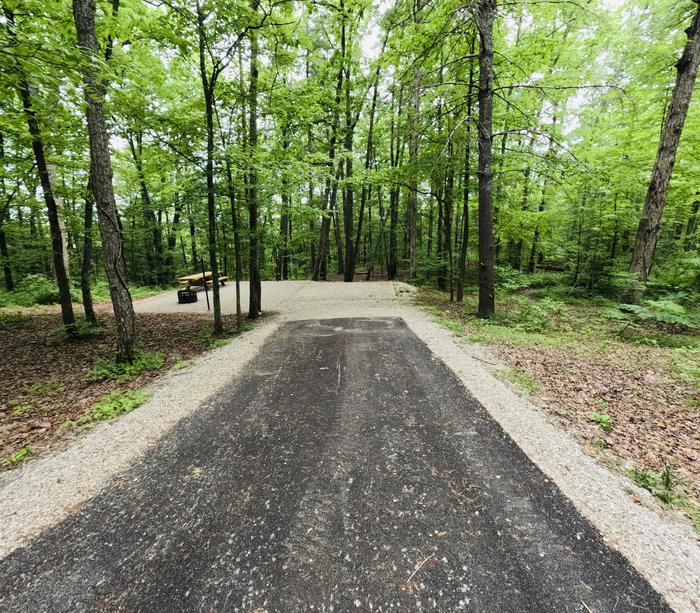 A photo of Site 36 of Loop Koomer Ridge at KOOMER RIDGE CAMPGROUND with Picnic Table, Fire Pit, Shade, Tent Pad, Lantern Pole