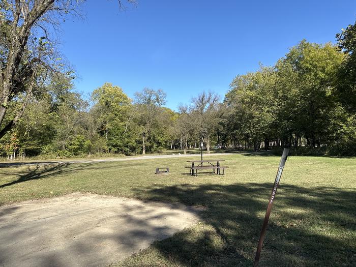 A photo of Site 925 of Loop Loop 900 at ALLEY SPRING with Picnic Table, Fire Pit, Lantern Pole