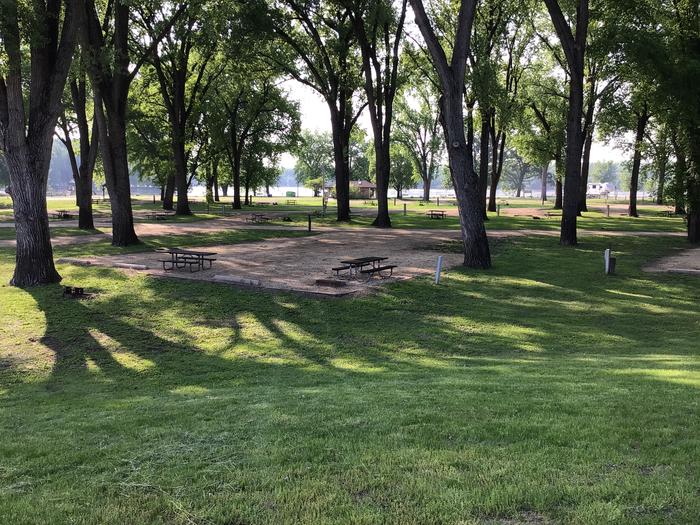 A photo of Site 0035 of Loop Upper at BLACKHAWK PARK with Picnic Table, Electricity Hookup, Fire Pit