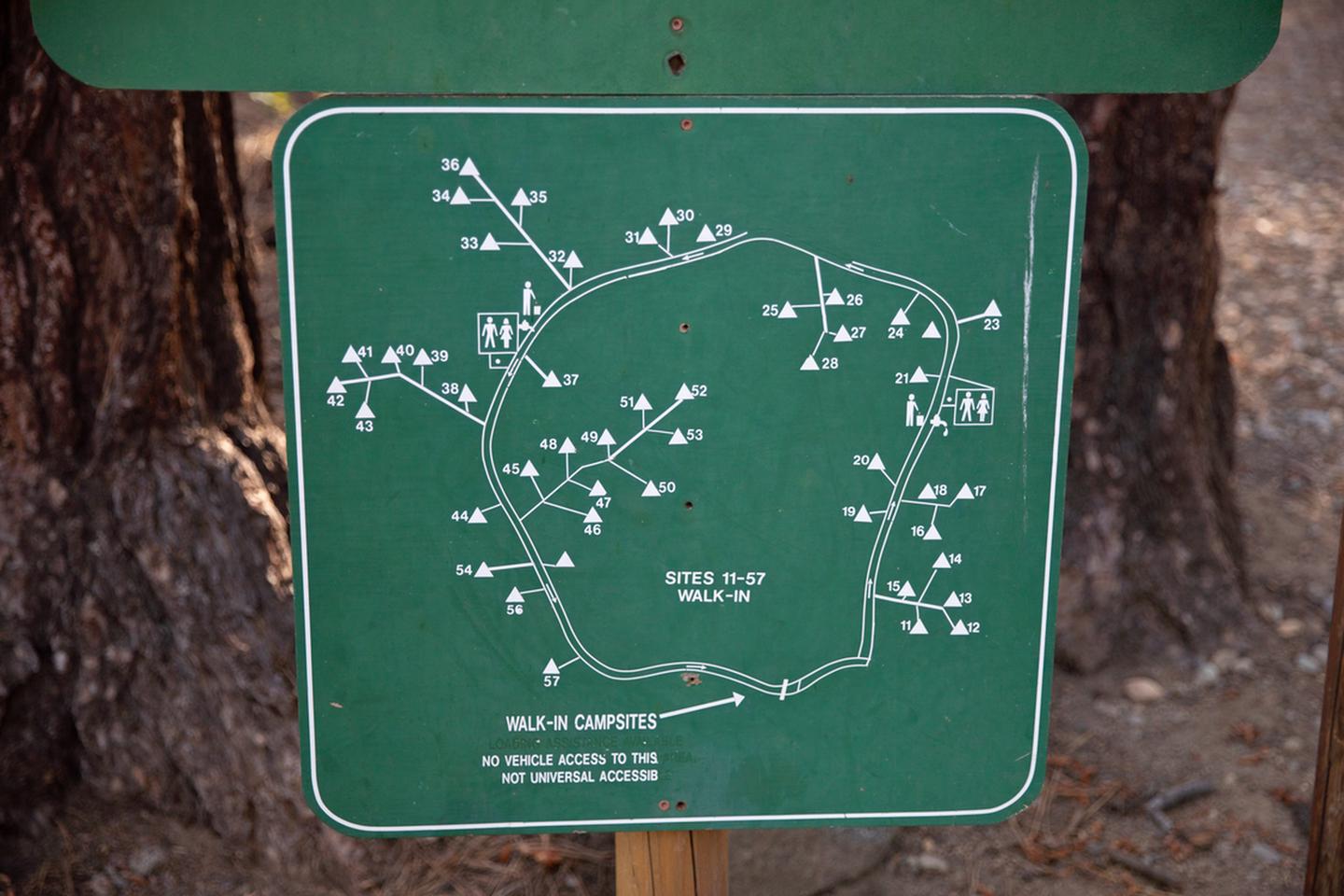 Walk-In Campsite Signage