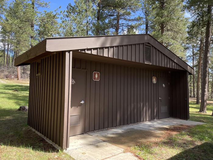 Campground FacilityBathroom Facility Located in the Campground