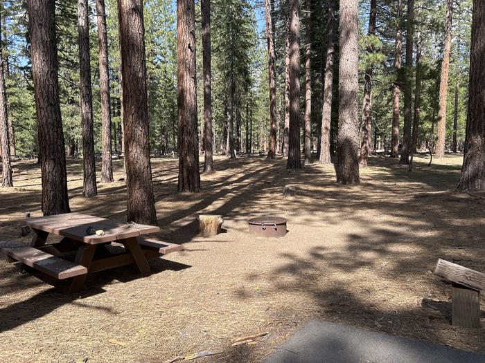 A photo of Site 003 of Loop LOO1 at GRASSHOPPER FLAT with Picnic Table, Fire Pit, Shade, Tent Pad