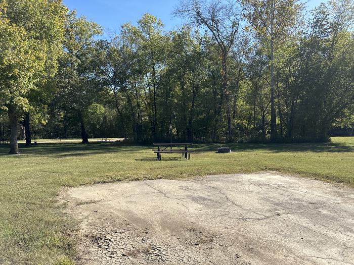 A photo of Site 831 of Loop Loop 800 at ALLEY SPRING with Picnic Table, Fire Pit, Lantern Pole
