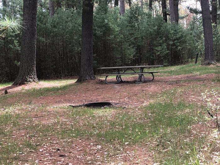 A photo of Site 2 of Loop Hike To at Wakeley Lake Campground with Picnic Table, Fire Pit