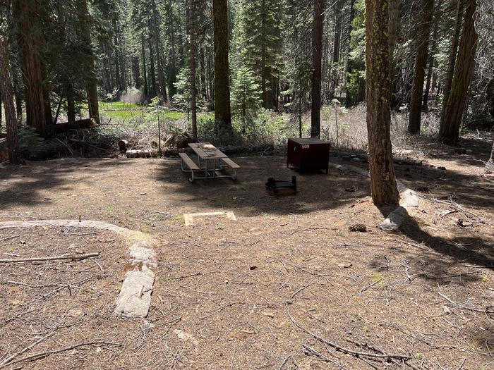 Site 509 view from parking pad to tent area.