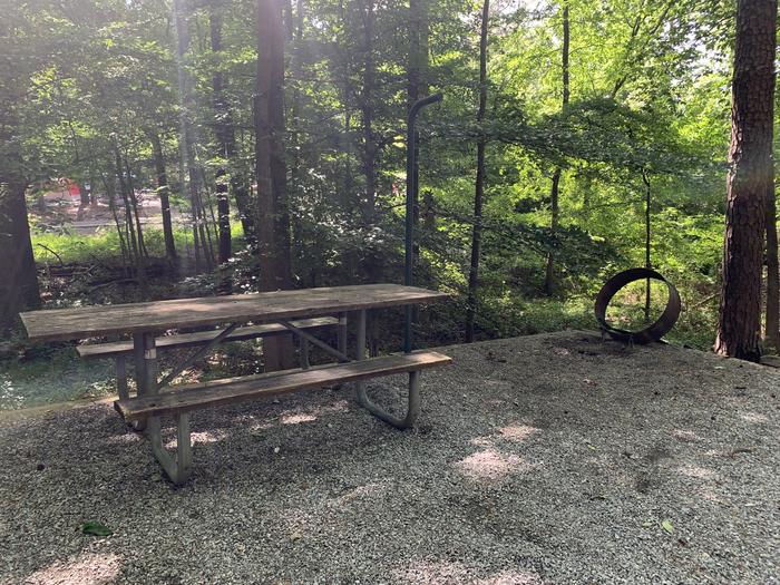 A photo of Site 01 of Loop RLOO at BUFFALO PARK with Picnic Table, Fire Pit, Lantern Pole
