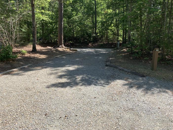A photo of Site 51 of Loop RIGH at LONGWOOD PARK with Shade