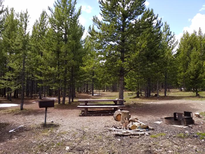 Rob Roy CG site 63 living area and tent space