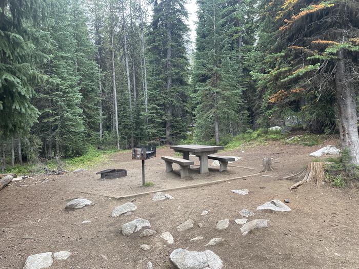 A photo of Site T37 of Loop Anthony Lake at Anthony Lake with Picnic Table, Fire Pit, Shade