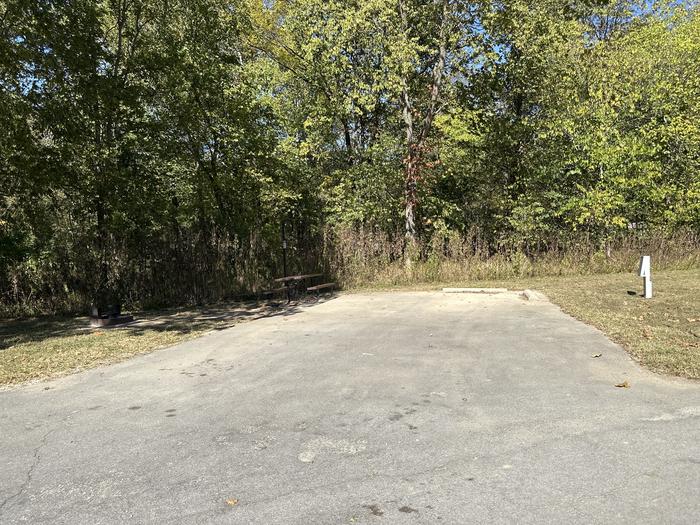 A photo of Site 627 of Loop Loop 600 at ALLEY SPRING with Picnic Table, Electricity Hookup, Fire Pit, Lantern Pole, Water Hookup