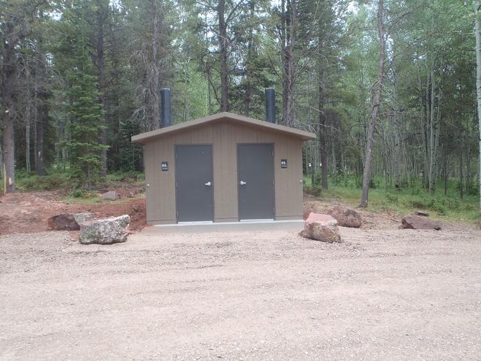 Red Springs Campground - Vault Toilet. 