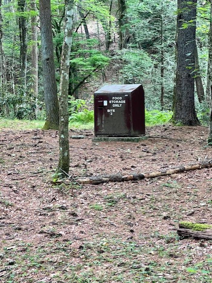 Basin Cove Backcountry Site 3 Bear Box