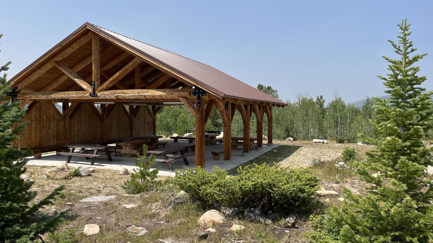 Exterior view of the Brush Creek Pavilion