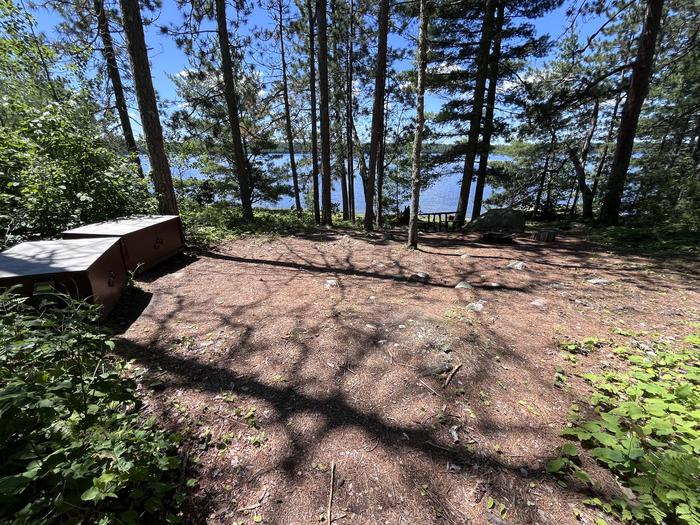 View of Mukooda Lake Trout Campsite