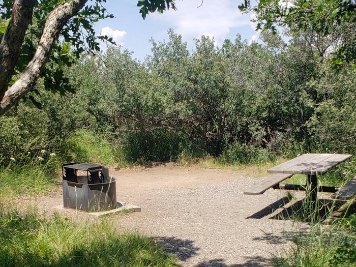 South Rim campsite C10 amenities