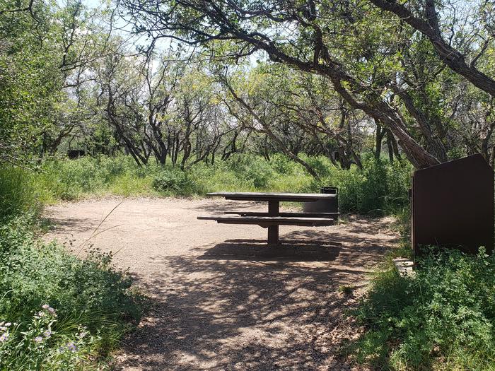 South Rim Campground site C26 amenities