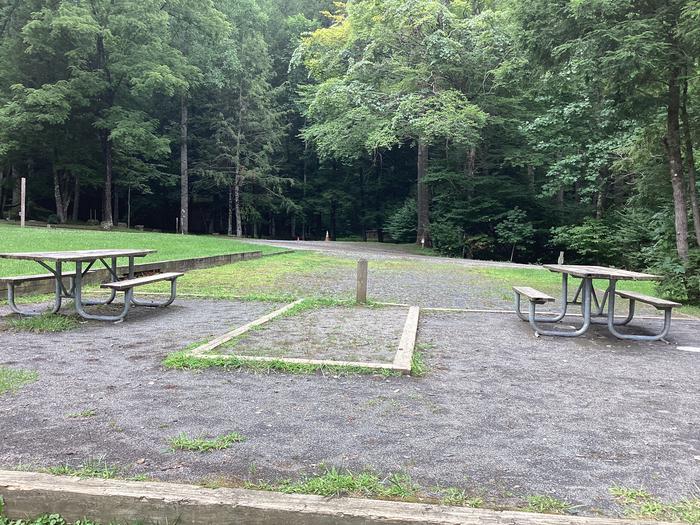 A photo of Site 024 of Loop Upper at BLACK MOUNTAIN CAMPGROUND with Picnic Table, Fire Pit, Lantern Pole