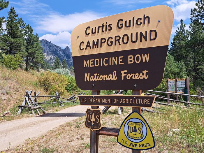 Curtis Gulch CG Site Sign