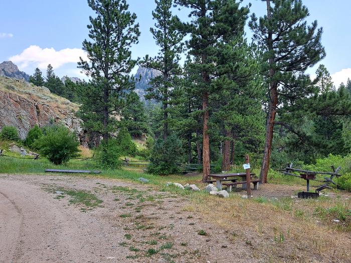 Curtis Gulch Campground site 5