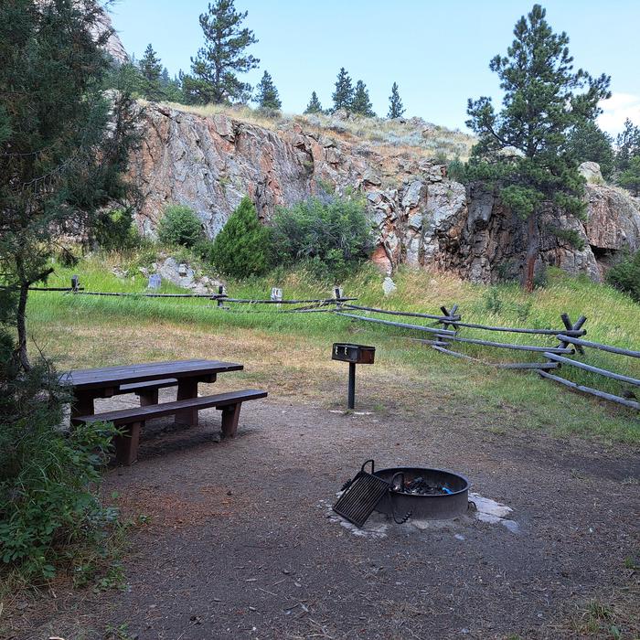 Curtis Gulch Campground site 6