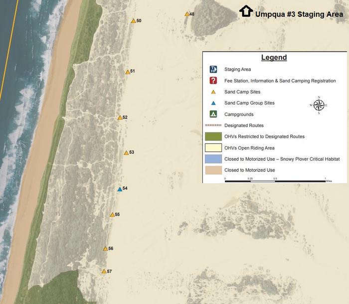 Sand Camp MapThis is a portion of the Middle Riding Area OHV Map