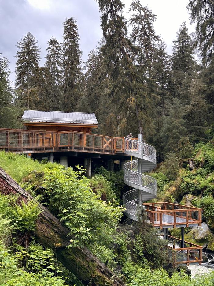 Anan Wildlife Observatory viewing deck and photo blind