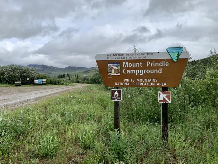 Mt. Prindle Campground SignMount Prindle Campground Sign