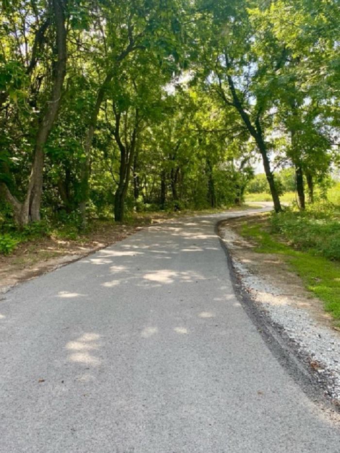 The fitness trail on Keystone Lake offers a mile long trail filled with wildlife and plenty of tree coverage for everyone to enjoy.A photo of facility Brush Creek Public Use Area