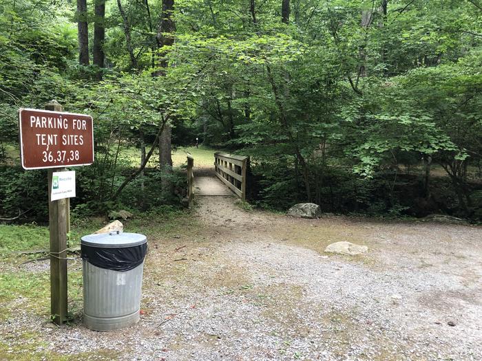 A photo of Site 036 of Loop B at CAVE MOUNTAIN LAKE FAMILY CAMP with No Amenities Shown