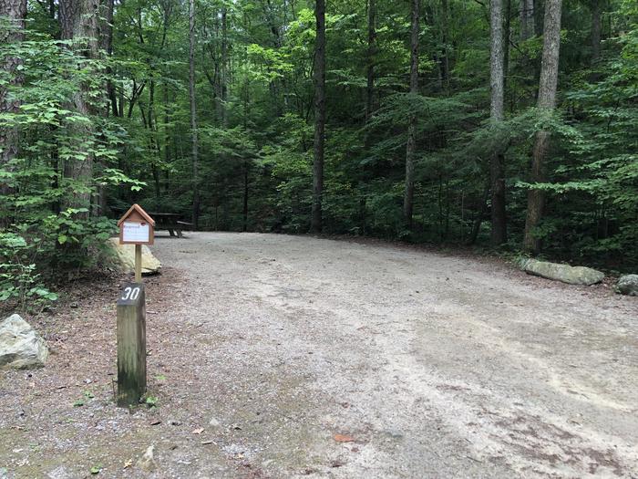 A photo of Site 030 of Loop B at CAVE MOUNTAIN LAKE FAMILY CAMP with No Amenities Shown