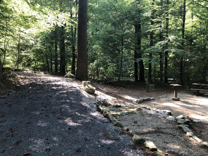 A photo of Site 032 of Loop B at CAVE MOUNTAIN LAKE FAMILY CAMP with No Amenities Shown