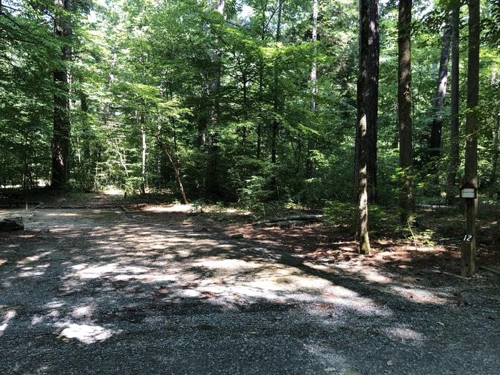 A photo of Site 012 of Loop CAVE MOUNTAIN LAKE FAMILY CAMP at CAVE MOUNTAIN LAKE FAMILY CAMP with No Amenities Shown